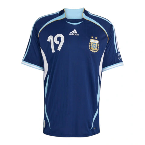 Camisa Retrô Seleção Argentina BringBack II Messi 2006 - Masculina Adidas - Azul