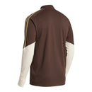 Camisa Flamengo Treino 26/27 manga longa - Torcedor Adidas Masculina - Marrom e bege
