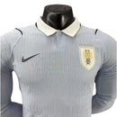 Camisa Seleção Uruguai I 26/27 manga longa - Jogador Nike Masculina - Azul
