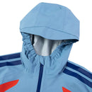 Jaqueta Corta-Vento Seleção Japão Treino 26/27 - Masculina Adidas - Azul e laranja
