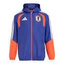 Jaqueta Corta-Vento Seleção Japão Treino 26/27 - Masculina Adidas - Azul e laranja