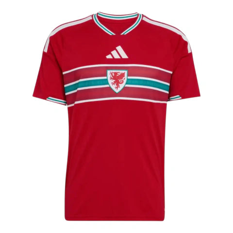 Camisa Selecão País de Gales I 26/27 - Torcedor Adidas Masculina - Vermelha