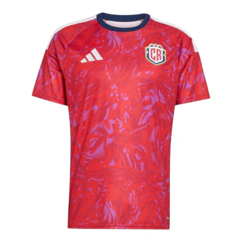 Camisa Seleção Costa Rica I 26/27 - Torcedor Adidas Masculina - Vermelha com detalhes em azul
