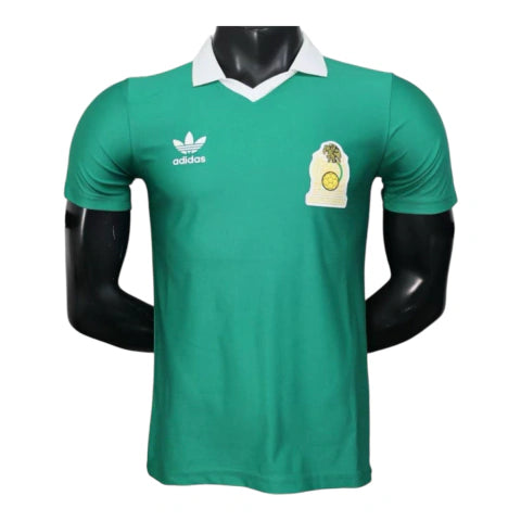 Camisa Retrô Seleção México 1986 - Jogador Adidas Masculina - Verde