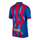 Camisa Barcelona IV 25/26 - Torcedor Nike Masculina - Azul com detalhes em vermelho