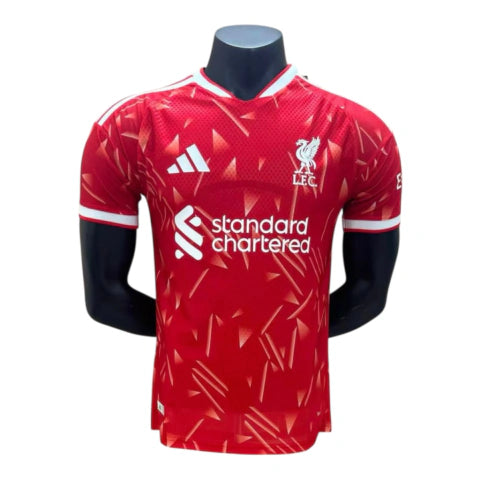 Camisa Liverpool I 26/27 - Jogador Adidas Masculina - Vermelha com detalhes em branco