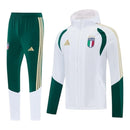 Conjunto Seleção Itália Treino 26/27 - Masculino Adidas - Branco e verde
