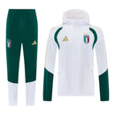 Conjunto Seleção Itália Treino 26/27 - Masculino Adidas - Branco e verde