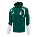 Jaqueta Corta-Vento Seleção Itália Treino 26/27 - Masculina Adidas - Verde e branca