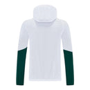 Jaqueta Corta-Vento Seleção Itália Treino 26/27 - Masculina Adidas - Branca e verde
