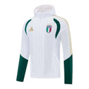 Jaqueta Corta-Vento Seleção Itália Treino 26/27 - Masculina Adidas - Branca e verde