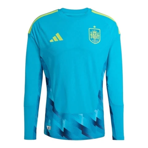 Camisa Seleção Espanha Goleiro 26/27 manga longa - Torcedor Adidas Masculina - Azul
