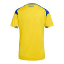 Camisa Seleção Suécia I 26/27 - Torcedor Adidas Feminina - Amarela com detalhes em azul