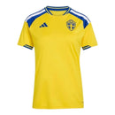 Camisa Seleção Suécia I 26/27 - Torcedor Adidas Feminina - Amarela com detalhes em azul