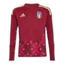 Camisa Seleção Itália Goleiro 26/27 manga longa - Torcedor Adidas Masculina - Vermelha