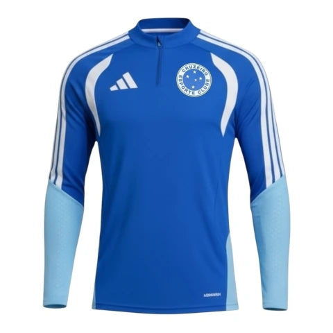Camisa Cruzeiro Treino 26/27 manga longa - Torcedor Adidas Masculina - Azul