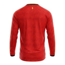 Camisa Seleção Bélgica I 26/27 manga longa - Torcedor Adidas Masculina - Vermelha