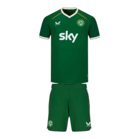 Kit Infantil Seleção Irlanda I 26/27 - Castore - Verde