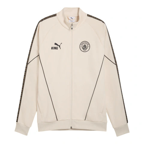 Jaqueta Corta-Vento Manchester City Treino 26/27 - Masculina Puma - Bege