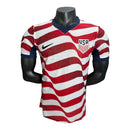 Camisa Estados Unidos I 26/27 - Jogador Nike Masculina - Branca e vermelha