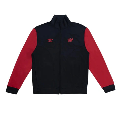 Jaqueta Corta-Vento Athletico Paranaense 26/27 - Masculina Umbro - Preta e vermelha