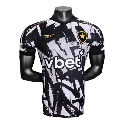 Camisa Botafogo Fourth 26/27 - Jogador Reebok Masculina - Preta e branca