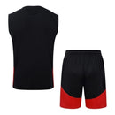 Kit Treino adulto - Camisa e Shorts - Seleção Alemanha Adidas 26/27 - Preto e vermelho