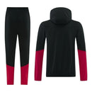 Conjunto Seleção Bélgica Treino 26/27 - Masculino Adidas - Preto com detalhes em vermelho e amarelo
