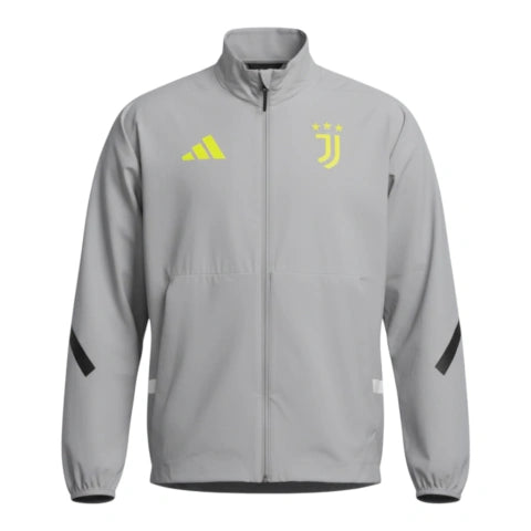 Jaqueta Corta-Vento Juventus 26/27 - Masculina Adidas - Cinza