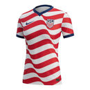 Camisa Seleção Estados Unidos I 26/27 - Torcedor Nike Feminina - Branca com detalhes em vermelho e azul
