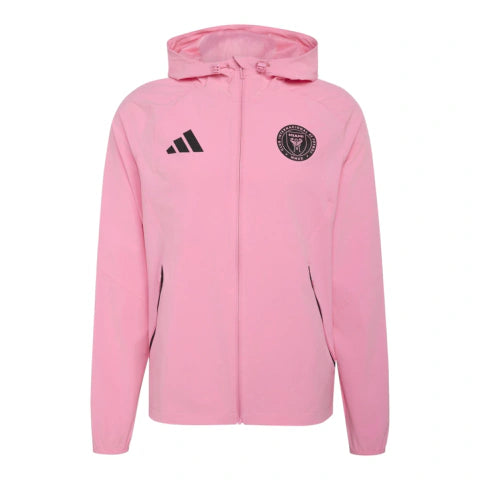 Jaqueta Corta-Vento Inter Miami Treino 26/27 - Masculina Adidas - Rosa