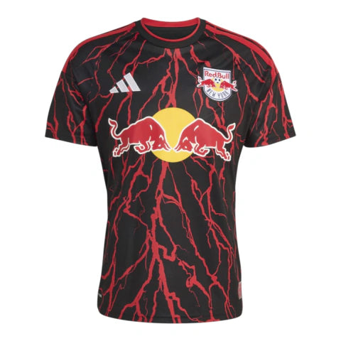 Camisa Red Bull New York I 26/27 - Torcedor Adidas Masculina - Preta e vermelha