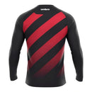 Camisa Athletico Paranaense I 26/27 manga longa - Torcedor Umbro Masculina - Preta e vermelha