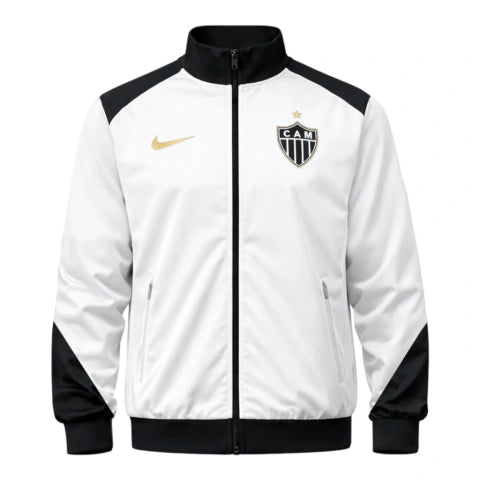 Jaqueta Corta-Vento Atlético Mineiro Treino 26/27 - Masculina Nike - Branca e preta