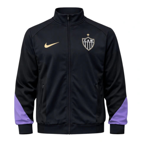 Jaqueta Corta-Vento Atlético Mineiro Treino 26/27 - Masculina Nike - Preta e roxa