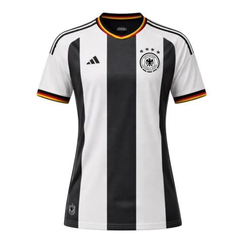 Camisa Seleção Alemanha Edição especial 26/27 - Torcedor Adidas Feminina - Branca e preta