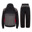 Conjunto AC Milan Edição especial Slam Jam IV 26/27 - Masculina Puma - Preta e cinza com detalhes em vermelho