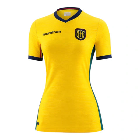 Camisa Seleção Equador I 26/27 - Torcedor Marathon Feminina - Amarela