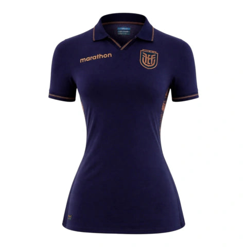 Camisa Seleção Equador II 26/27 - Torcedor Marathon Feminina - Azul