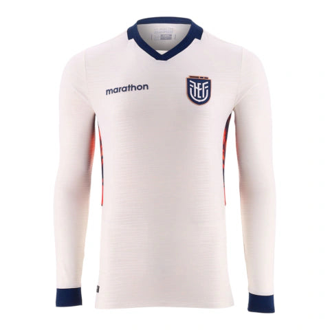 Camisa Seleção Equador III 26/27 manga longa - Torcedor Marathon Masculina - Branca