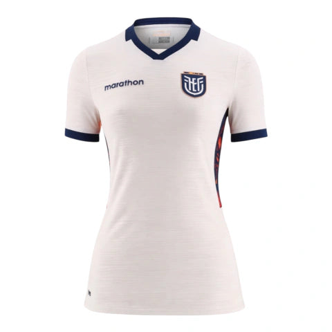 Camisa Seleção Equador III 26/27 - Torcedor Marathon Feminina - Branca