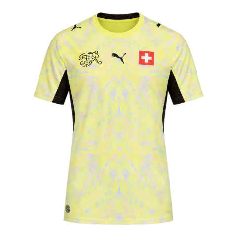 Camisa Seleção Suíça Goleiro 26/27 - Torcedor Puma Masculina - Amarela