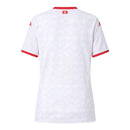 Camisa Seleção Tunísia II 26/27 - Torcedor Kappa Feminina - Branca com detalhes em vermelho