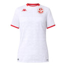Camisa Seleção Tunísia II 26/27 - Torcedor Kappa Feminina - Branca com detalhes em vermelho