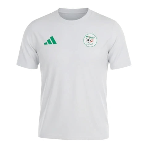 Camisa Seleção Argélia Treino 26/27 - Torcedor Adidas Masculina - Cinza
