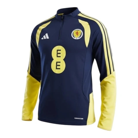 Jaqueta Corta-Vento Seleção Escócia 26/27 - Adidas - Azul e amarela