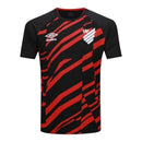 Camisa Athletico Paranaense Pré-jogo 26/27 - Torcedor Umbro Masculina - Preta e vermelha