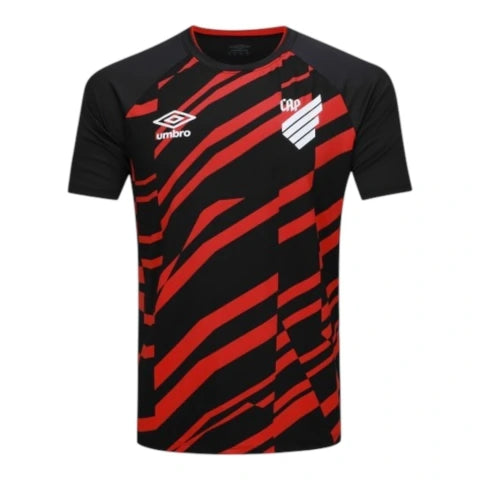 Camisa Athletico Paranaense Pré-jogo 26/27 - Torcedor Umbro Masculina - Preta e vermelha