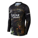 Camisa Paris Saint-Germain Night Edition 25/26 manga longa- Torcedor Jordan Masculina - Preta