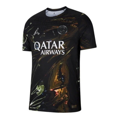 Camisa Paris Saint-Germain Night Edition 25/26 - Torcedor Jordan Masculina - Preta